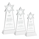 Star of David Award on Hartford Base - White