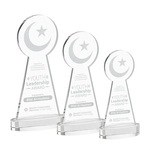 Crescent & Star Award on Alberton Base - Clear