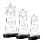 Star of David Award on Alberton Base - Black