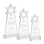 Star of David Award on Alberton Base - Clear