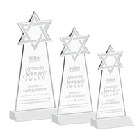Star of David Award - White