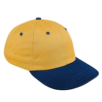 Unstructured "Dad" Brushed Cotton Union/USA Made Baseball Cap With Snapback....