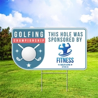 24"x18" Sponsorship Yard Sign... from ASI 54322 FireSprint Printing /...