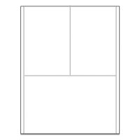 Printable Paper Inserts For Event Size Badge Holders, 2-up