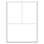 Printable Paper Inserts For Event Size Badge Holders, 2-up