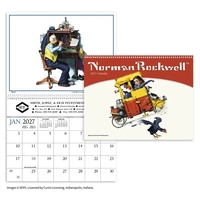 Twelve-imprint appointment monthly calendar with 1 Color Standard Ink ad.......