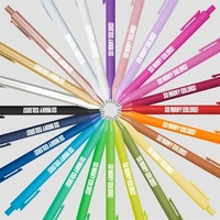 Soft, eco-friendly gel pen with a cushioned barrel and vibrant,...