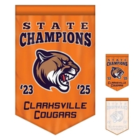 Full Color, Full Custom Sports Championship Banner Single Sided V-Cut... from...