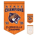 2' x 3' Championship Banner Single Sided V-Cut
