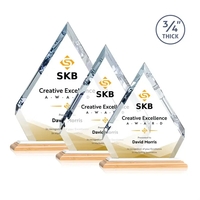 The sparkling Apex VividPrint™ Award features a **0.75" thick** Starfire...