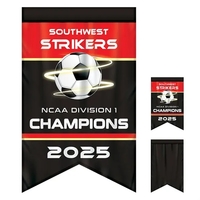 Full Color, Full Custom Sports Championship Banner Single Sided With...