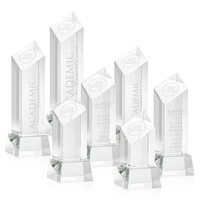 The Barone Award is a remarkably thick Optical Crystal Diamond Tower... from...