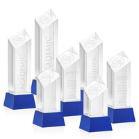 The Barone Award is a remarkably thick Optical Crystal Diamond Tower... from...