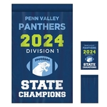 2' x 3' Championship Banner SS with BLStraight Cut