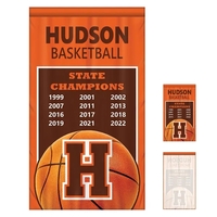 Full Color, Full Custom Sports Championship Banner Single Sided Straight...