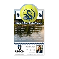 Magnet 20 mil - tennis schedule. Digital four color process print;... from...