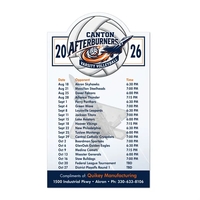 Magnet 20 mil - volleyball schedule. Digital four color process print;......