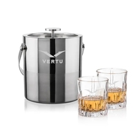 The Catania Ice Bucket with On-the-Rocks Set brings refined style and... from...