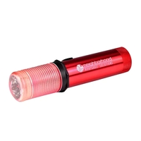 Aluminum flashlight with a magnet, 9 LED lights, red safety flashing... from...