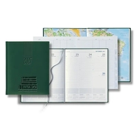 8 1/2" x 10 1/2" weekly planner with 144 pages, ribbon... from ASI 68507 The...