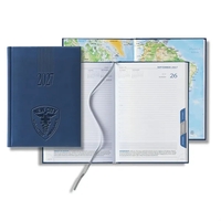 5 7/8" x 8 3/8" planner with 416 lined pages, monthly... from ASI 68507 The...