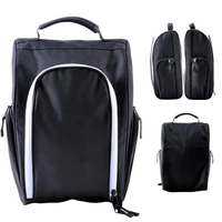 Durable Oxford golf shoe bag organizes shoes, balls, tees & gear... from ASI...