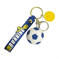 Durable, lightweight PVC football keychains are great for all ages and......