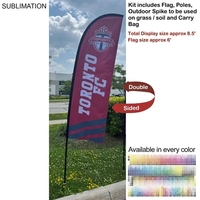 8.5' X-Small Feather Flag Kit... from ASI 53509 FIEL-Fairdeal Import & Export