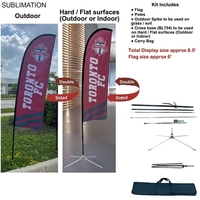 8.5' X-Small Feather Flag Kit... from ASI 53509 FIEL-Fairdeal Import & Export