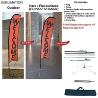 10' Small Feather Flag Kit... from ASI 53509 FIEL-Fairdeal Import & Export