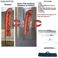 10' Small Feather Flag Kit... from ASI 53509 FIEL-Fairdeal Import & Export
