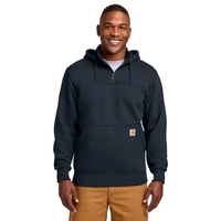 Heavyweight Carhartt hoodie made for outdoor work and branded crew...