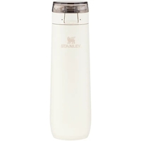 20 oz insulated stainless steel water bottle with flip straw lid,... from ASI...
