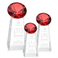 The sparkling Optical Crystal Novita Award tapers up from its squared... from...