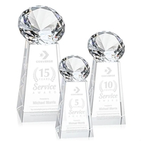 The sparkling Optical Crystal Novita Award tapers up from its squared... from...
