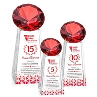 The Optical Crystal Novita VividPrint™ Award tapers up from its squared......