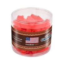 Container of blue raspberry puffs.... from ASI 44900 NC Custom (CI/Lanco) /...