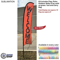 10' Small Feather Flag Kit... from ASI 53509 FIEL-Fairdeal Import & Export