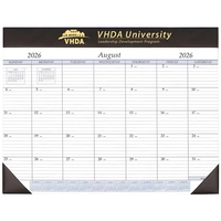 Academic desk pad with leatherette header and corners.... from ASI 76575...