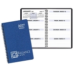 Large Print Weekly Desk Planner - Cobblestone