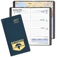 Weekly pocket planner with Continental vinyl cover.... from ASI 76575 Payne...