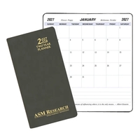 2 year pocket monthly planner with horizontal format and Canyon cover.......