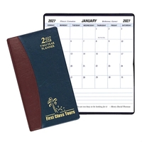 2 year pocket planner with horizontal format and and Carriage vinyl... from...