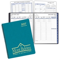 Wire-bound, time management planner with shimmer cover.... from ASI 76575...