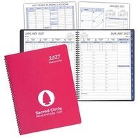 Wire-bound, time management planner with Twilight cover.... from ASI 76575...