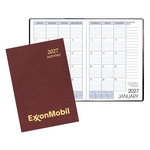 Monthly Desk Appointment Planner - Leatherette