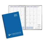 Monthly Desk Appointment Planner Wirebound - TechnoColor