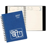 Wire bound daily diary with Cobblestone cover.... from ASI 76575 Payne...