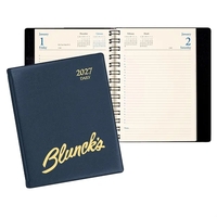 Refillable, wire bound daily diary with Continental vinyl cover.... from ASI...