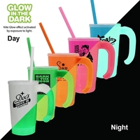 20 oz. Nite Glow Stackable Beer Stein/Straw/Lid Set... from ASI 30270 Aakron...